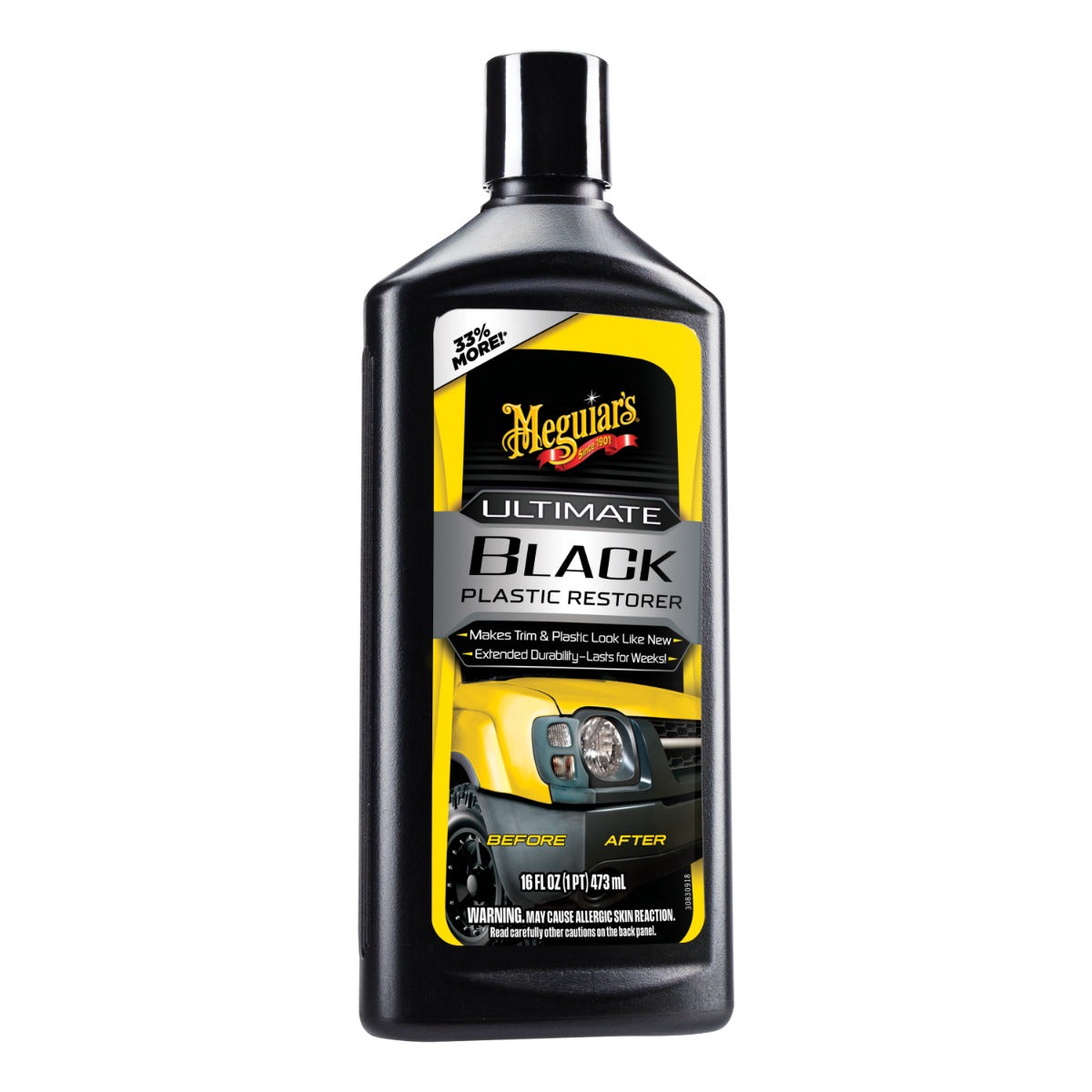 MEGUIAR'S ULTIMATE RESTAURADOR DE PLÁSTICOS PRETOS 473ml