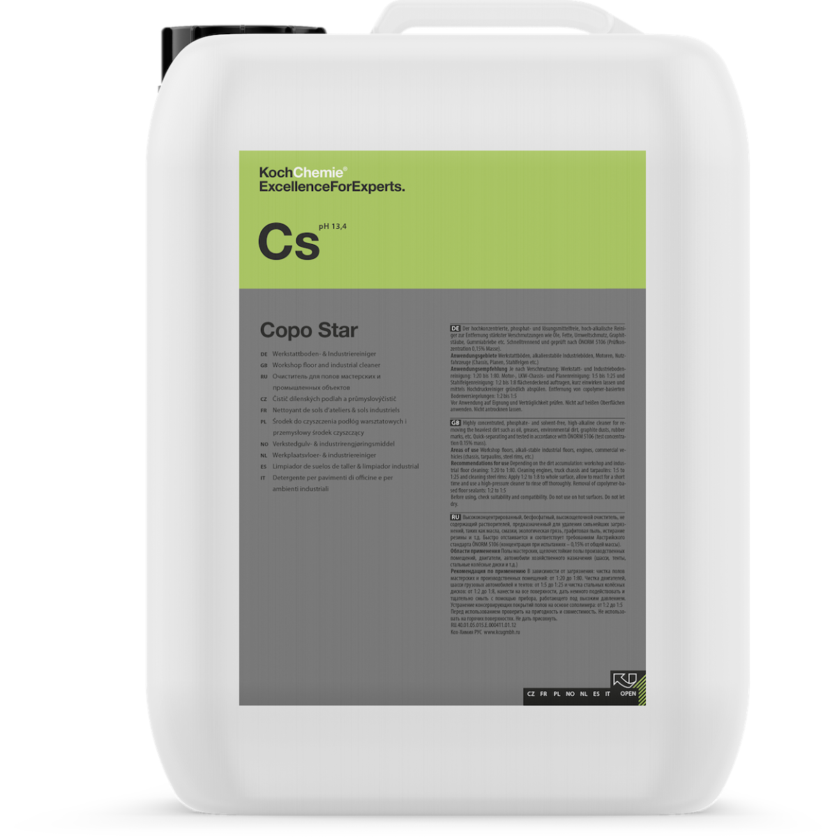 KOCH CHEMIE COPO STAR 11KG - Limpador de motores e pavimentos