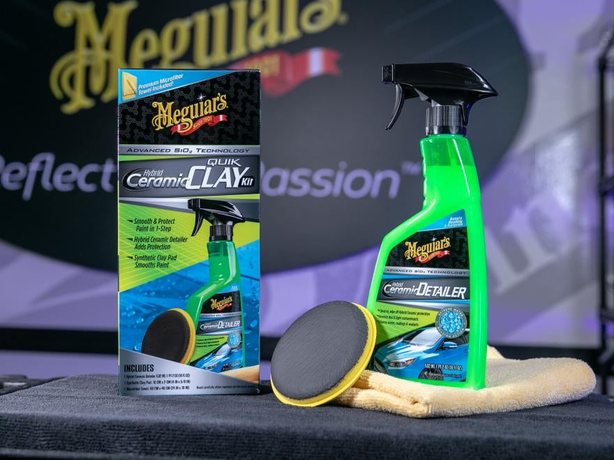 MEGUIAR'S HYBRID CERAMIC QUIK CLAY KIT