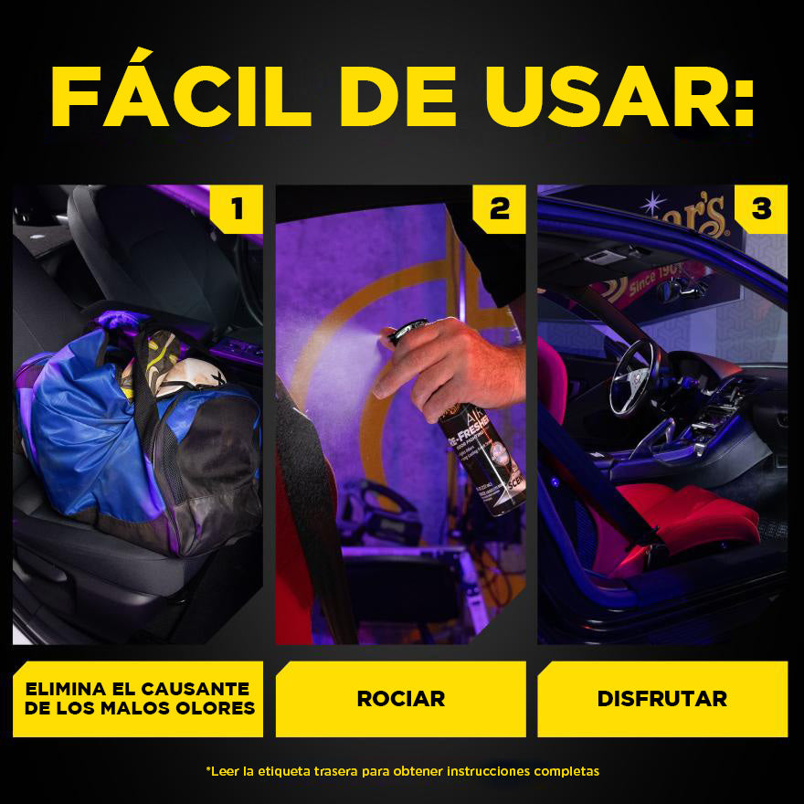MEGUIAR'S AIR RE-FRESHER SPRAY DE CARRO NOVO 237ml