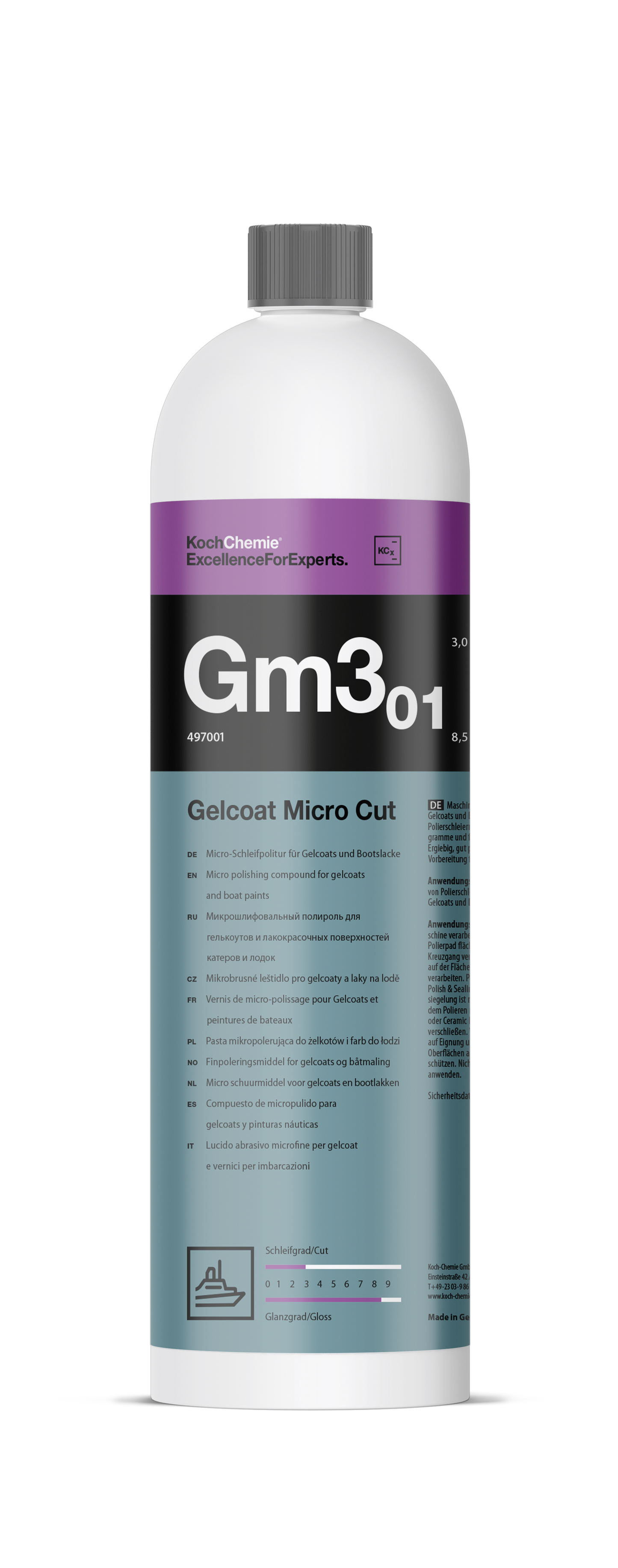 KOCH CHEMIE Gm3.01 GELCOAT MICRO CUT 1L