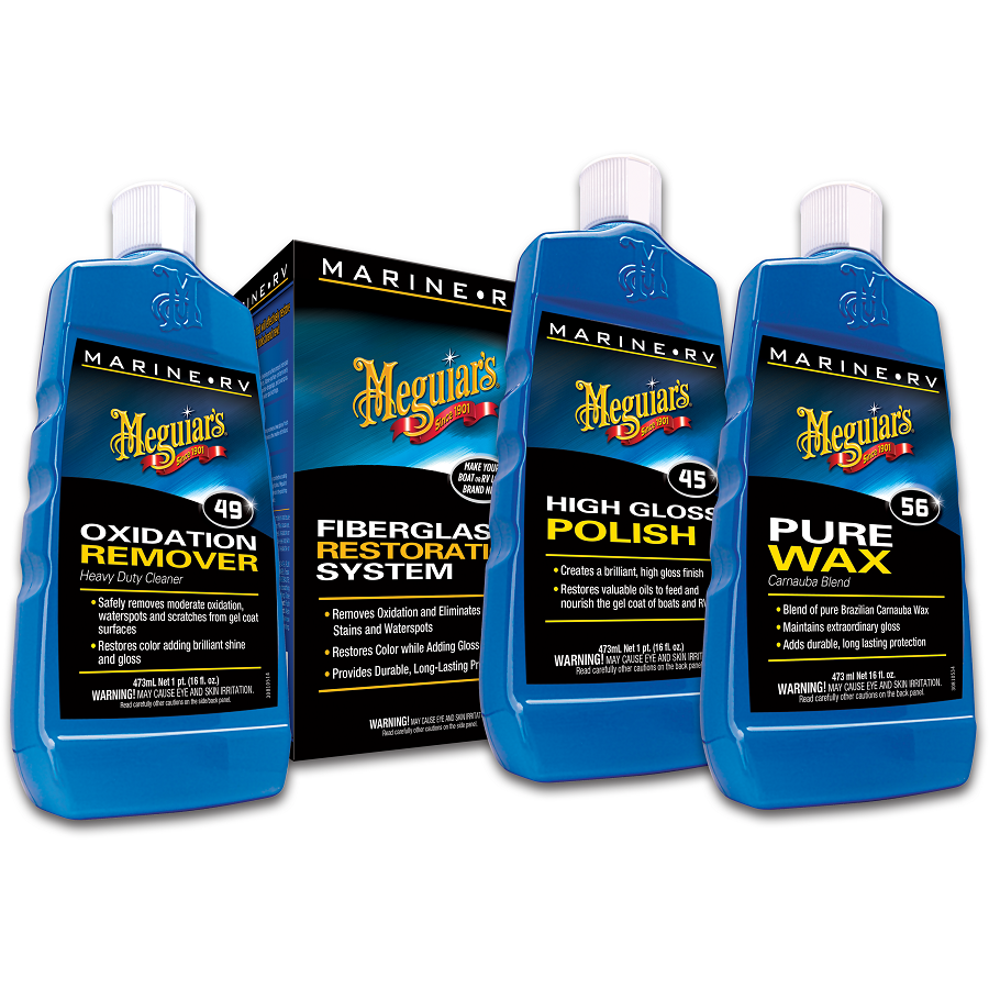 MEGUIAR'S MARINE/RV KIT DE RESTAURACIÓN PARA FIBRA DE VIDRIO