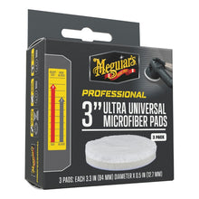 MEGUIAR'S PROFESSIONAL 3" MICROFIBER PAD - Pack 3un