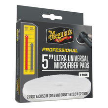 MEGUIAR'S PROFESSIONAL 5" MICROFIBER PAD - Pack 2ud