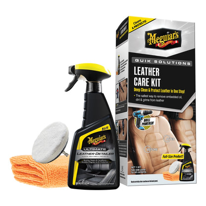 MEGUIARS QUIK SOLUTIONS LEATHER CARE