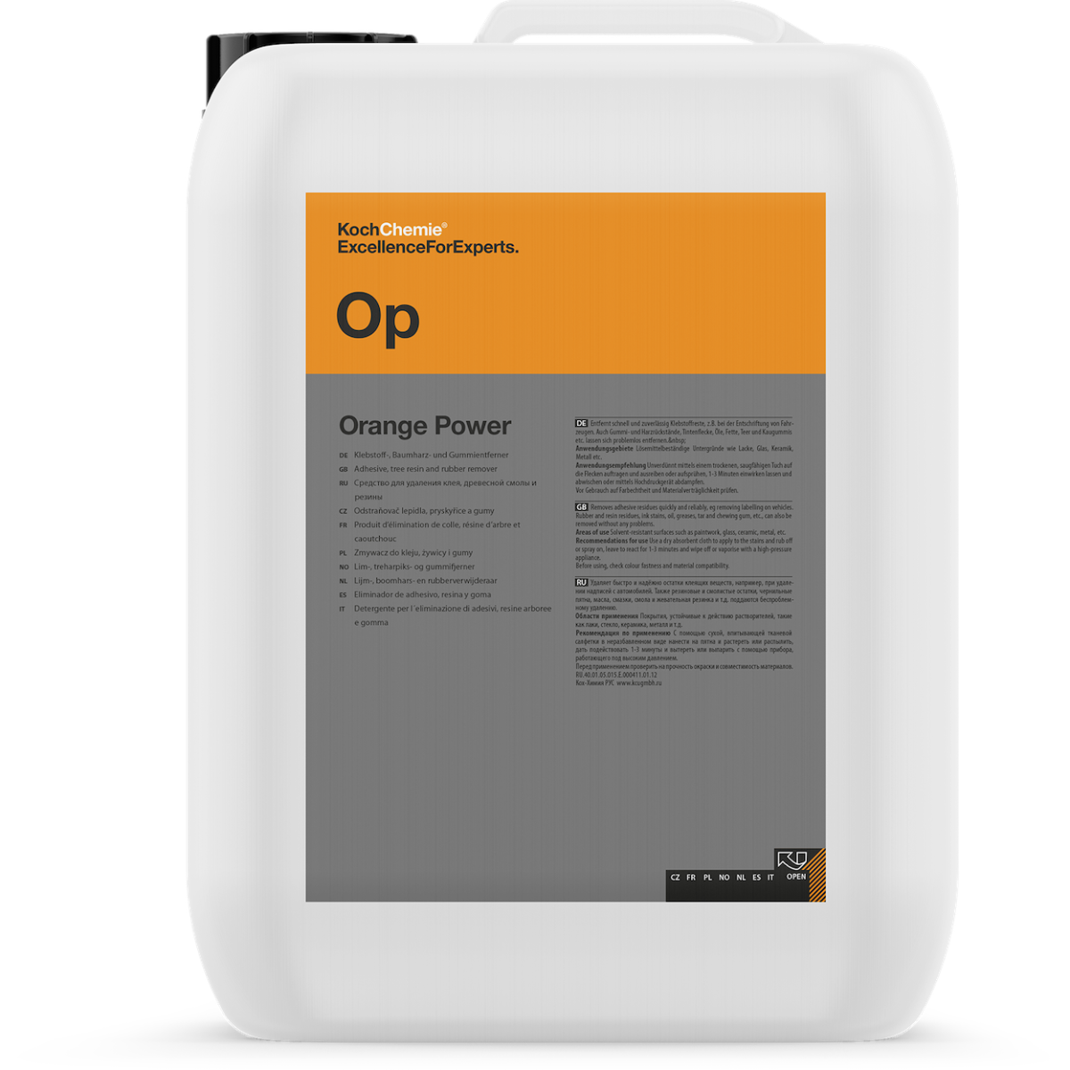 KOCH CHEMIE ORANGE POWER 10L - Removedor de adesivos