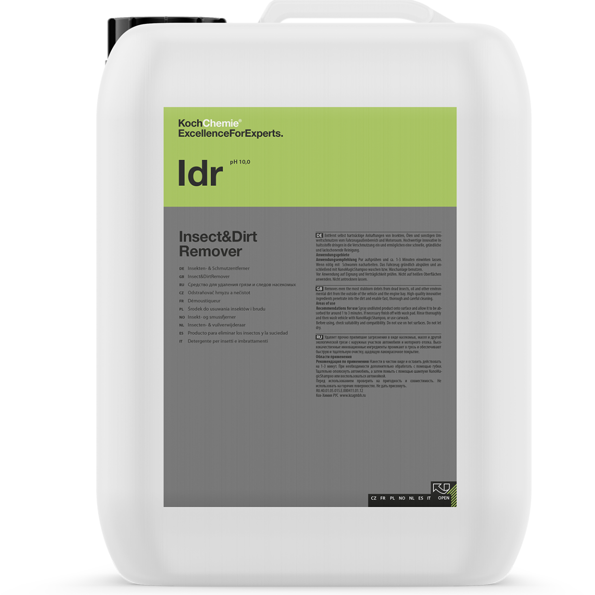KOCH CHEMIE INSECT & DIRT REMOVER 10L - Removedor de Insetos