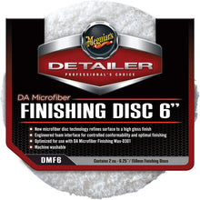 MEGUIAR'S DA MICROFIBER FINISHING DISCS 6