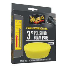 MEGUIAR'S PROFESSIONAL PAD DE POLIMENTO 3" - Pack 3unid.