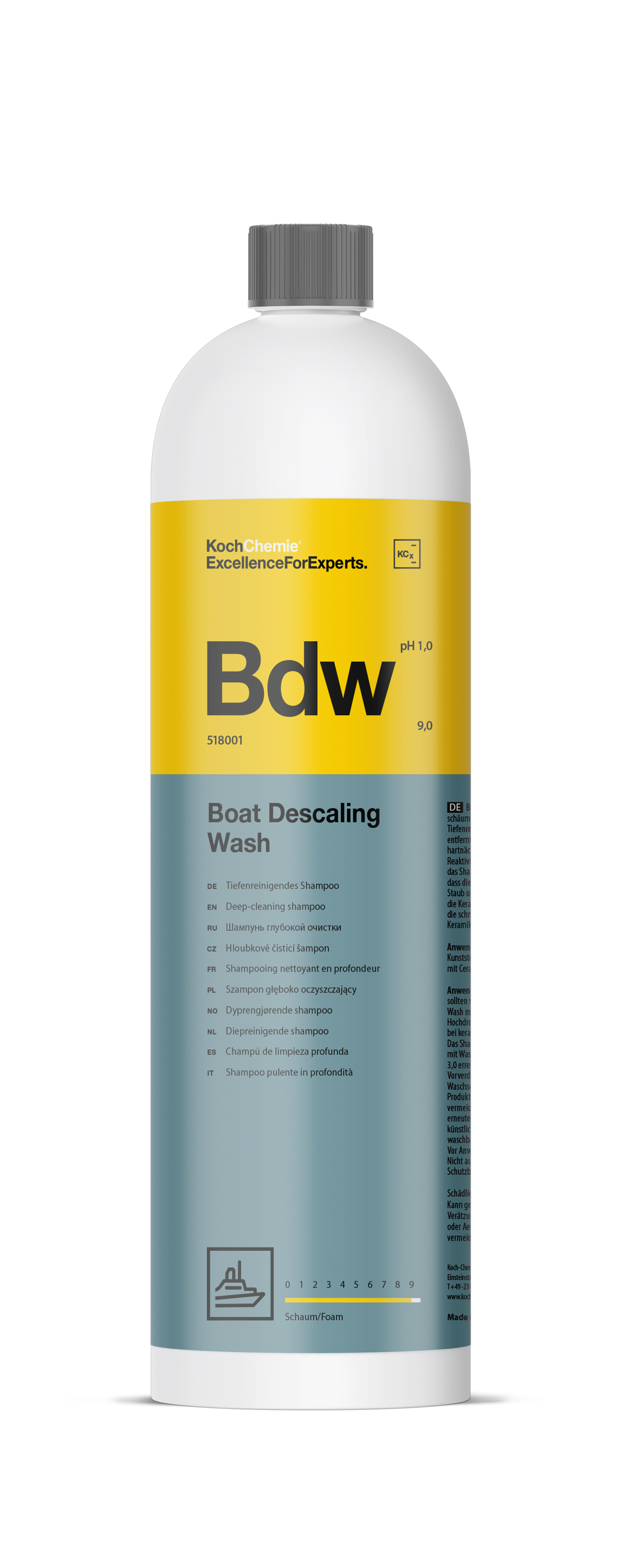 KOCH CHEMIE Bdw LÍQUIDO DE DESINCRUSTAÇÃO DE BARCOS 1L