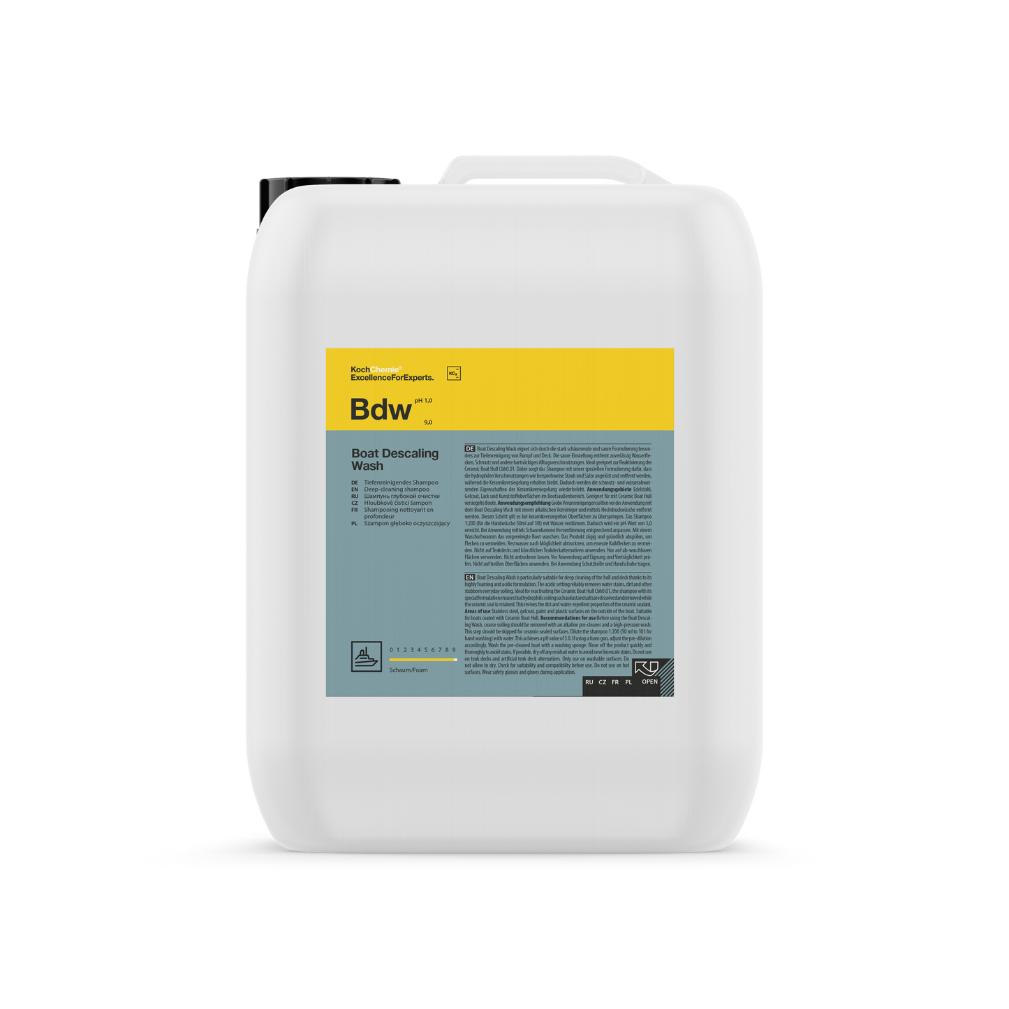 KOCH CHEMIE Bdw LÍQUIDO DE LAVAGEM DESINCRUSTANTE PARA BARCOS 5L