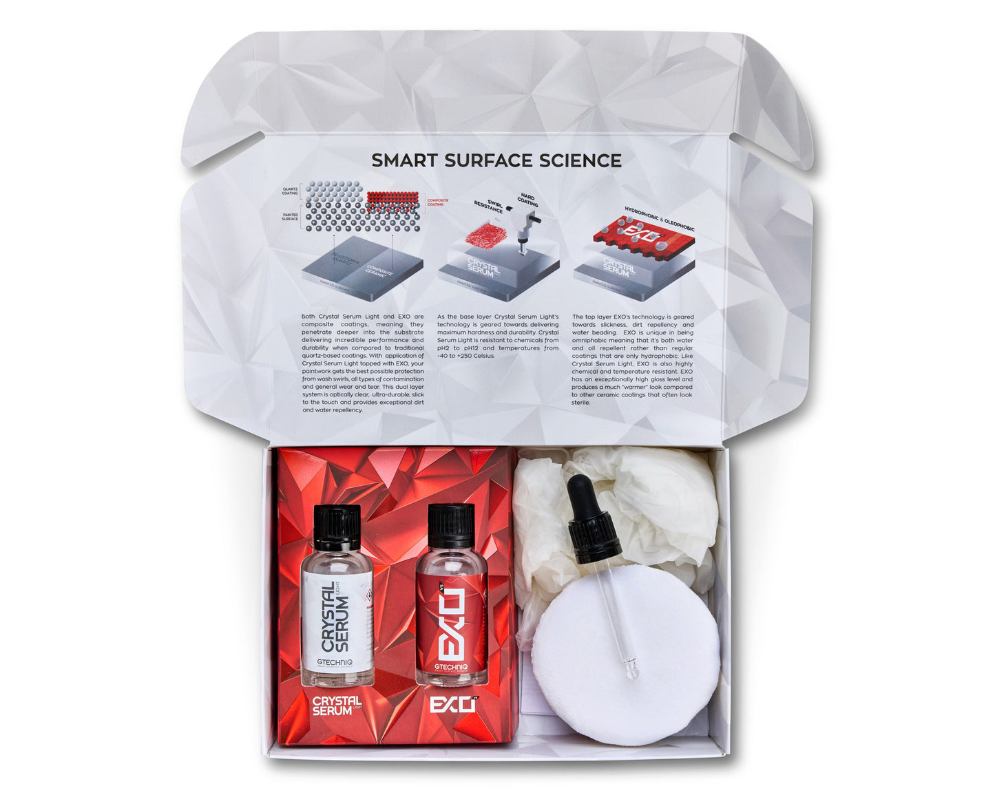 GTECHNIQ KIT CRYSTAL SERUM LIGHT + EXO 30ml