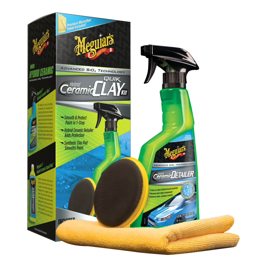 MEGUIAR'S HYBRID CERAMIC QUIK CLAY KIT