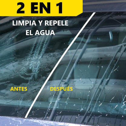 MEGUIAR'S ULTIMATE GLASS CLEANER 473ml - Limpiacristales con repelente de lluvia