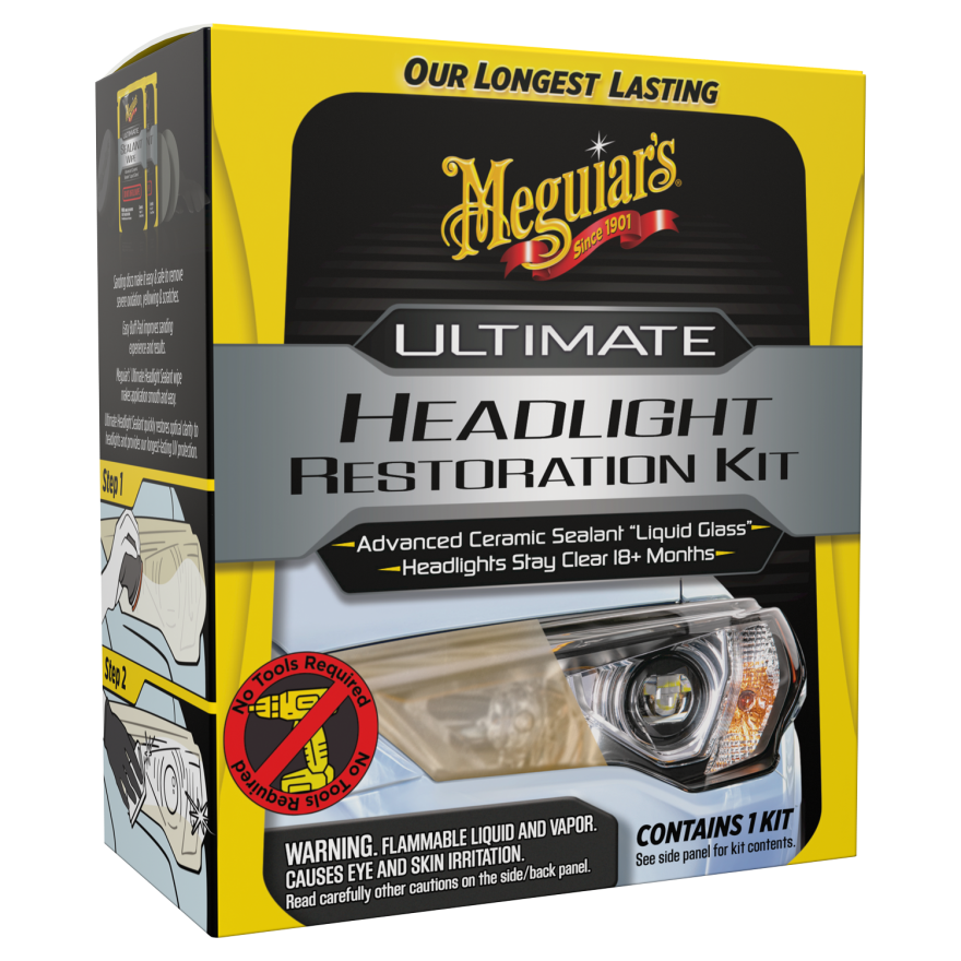 MEGUIAR'S ULTIMATE HEADLIGHT KIT - Kit restauración de faros