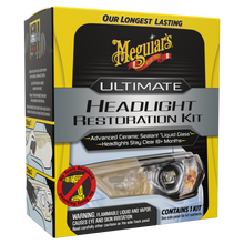 MEGUIAR'S ULTIMATE HEADLIGHT KIT - Kit restauración de faros