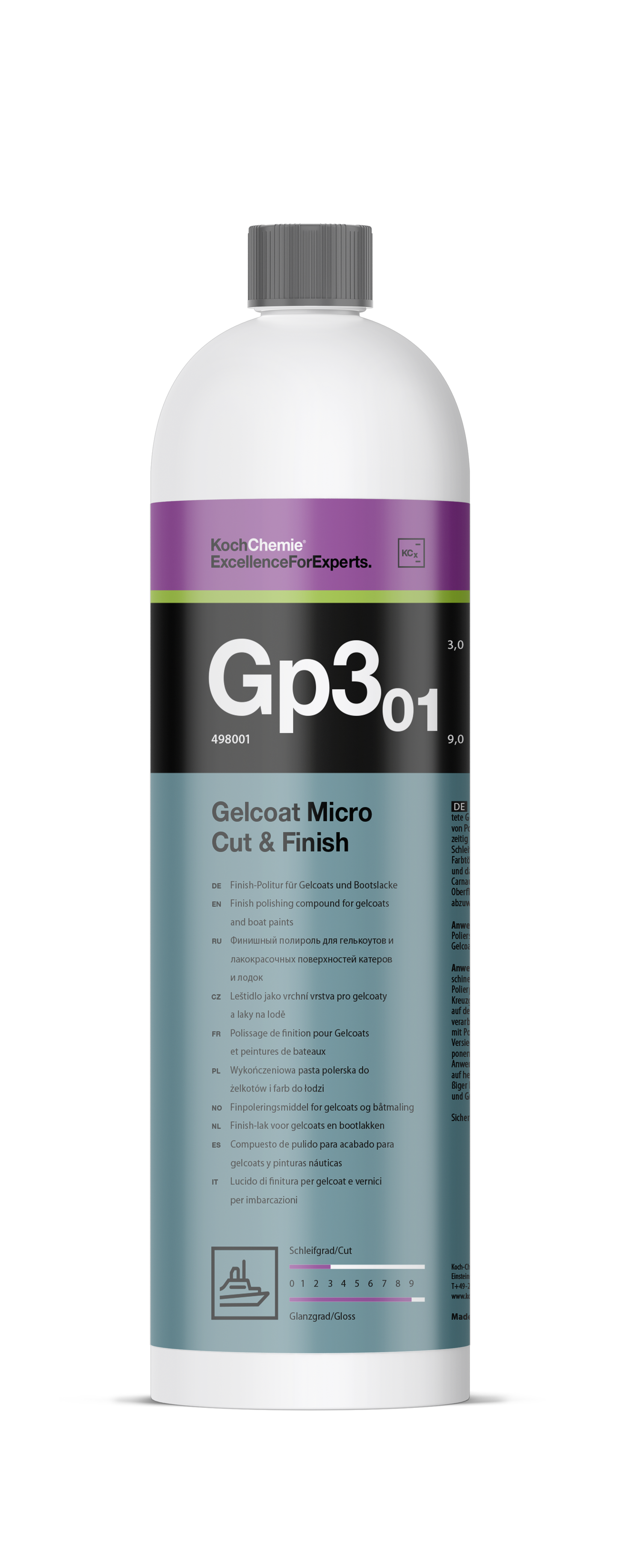 KOCH CHEMIE Gp3.01 GELCOAT MICRO CUT & FINISH 1L