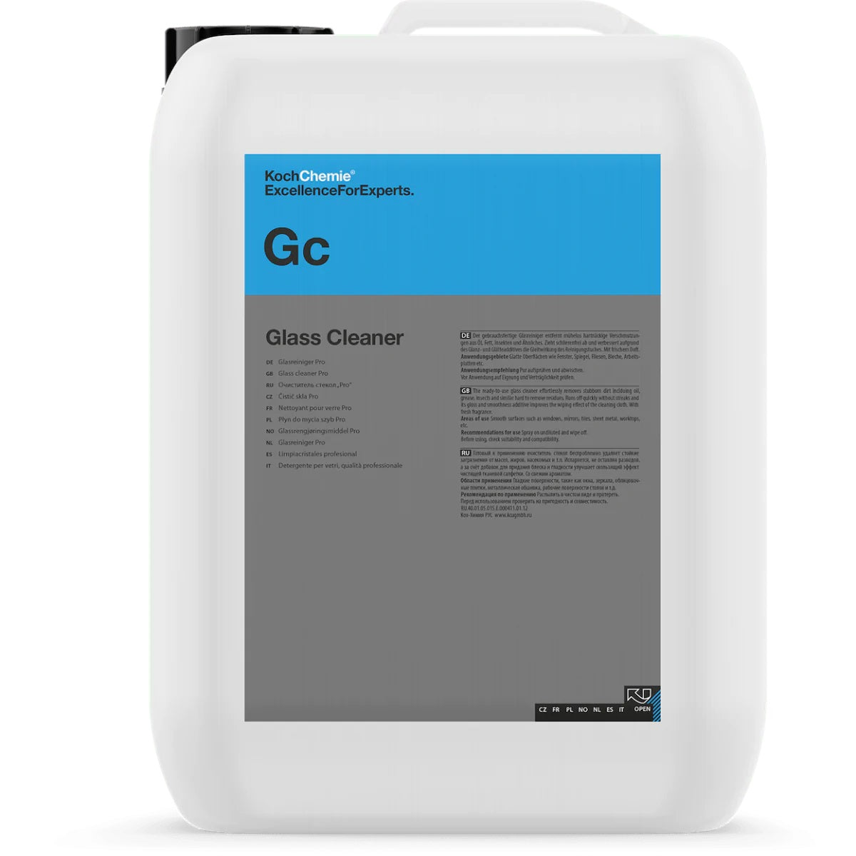 KOCH CHEMIE GLASS CLEANER 10L - Limpa-vidros