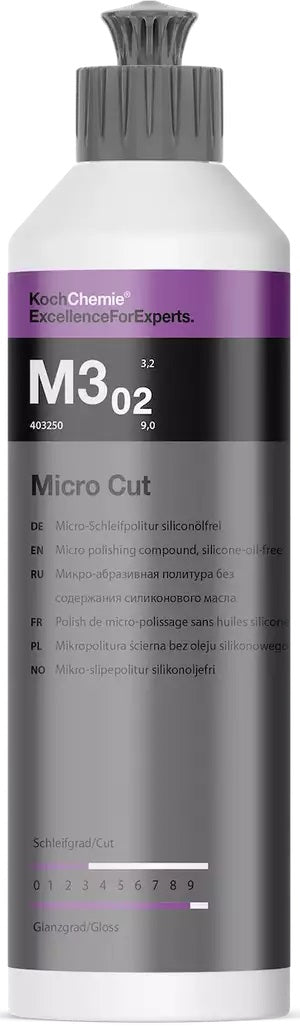 KOCH CHEMIE MICRO CUT M3.02 250ml - Polish de Acabamento