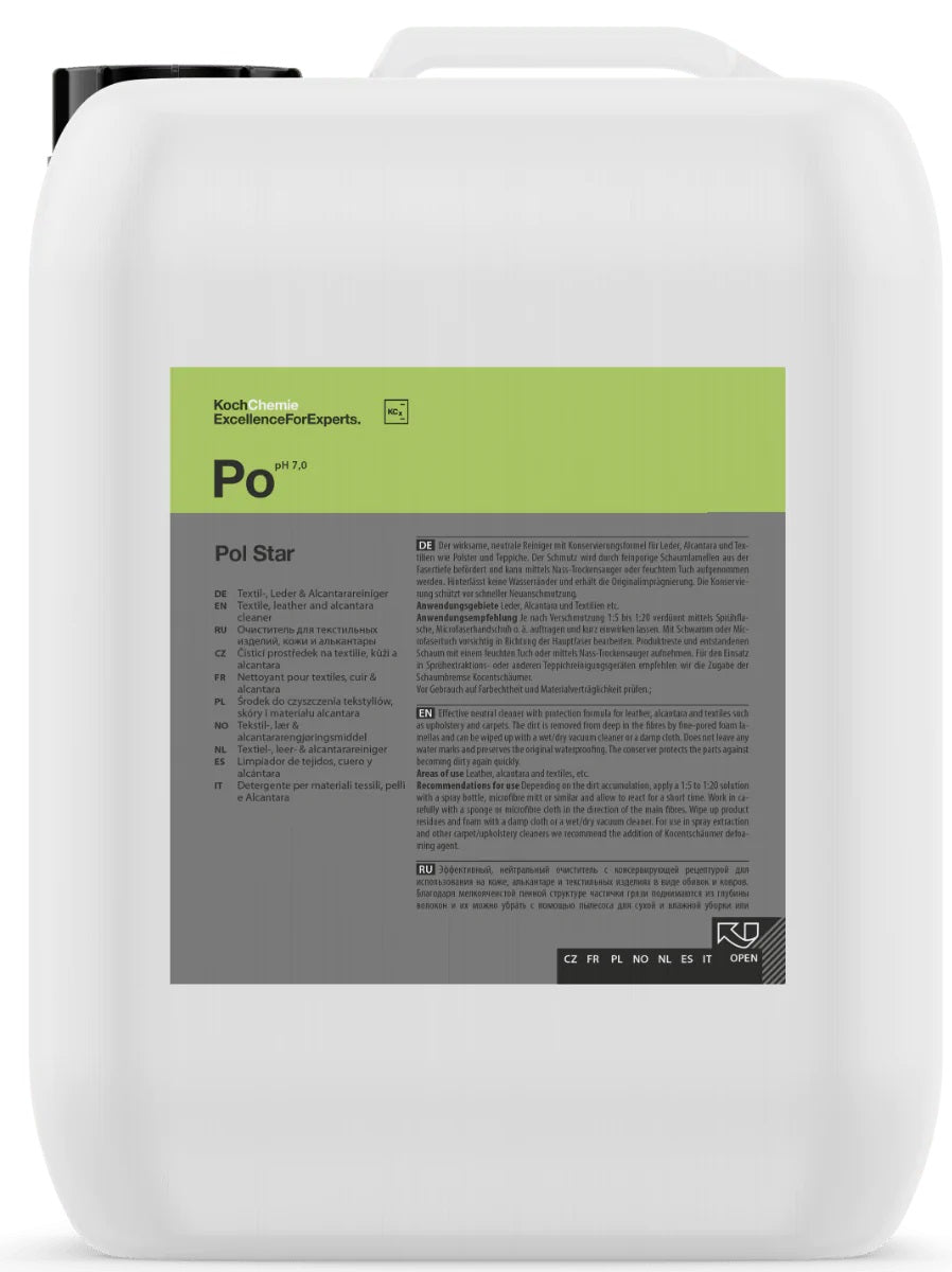 KOCH CHEMIE POL STAR 5L - Limpiador textil, cuero y alcántara