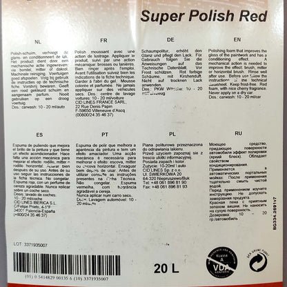 KENOTEK SUPER POLISH 20L - VERMELHO