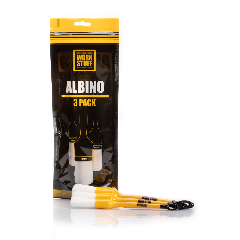 WORK STUFF ALBINO PACK 3 - Conjunto de pincéis macios