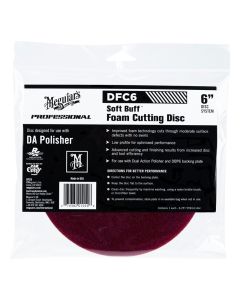 MEGUIARS SOFT BUFF FOAM CUTTING DISC 6"